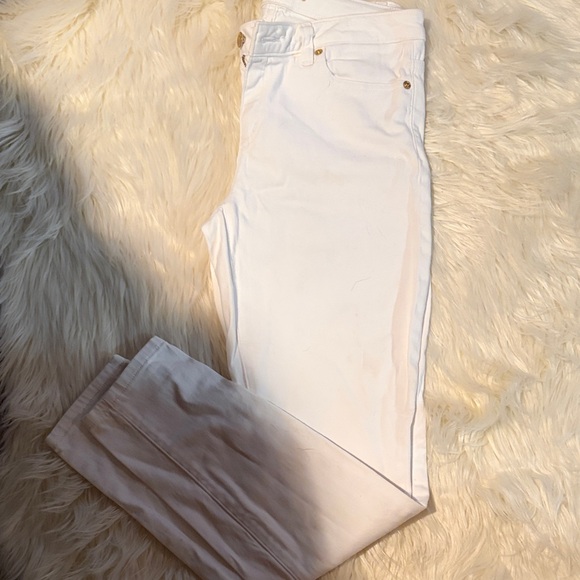 Michael Kors White Straight Leg Jeans - Picture 2 of 2